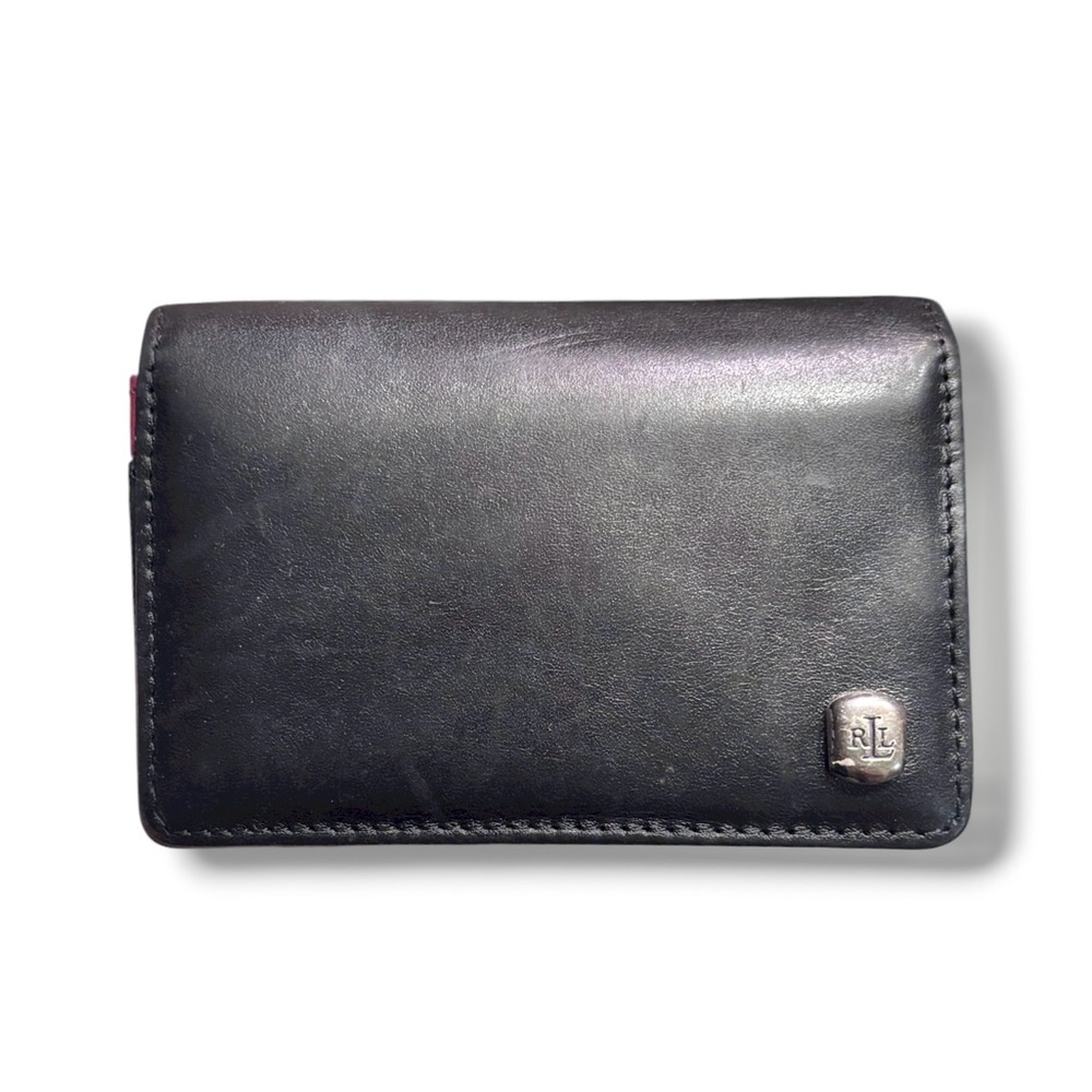 LAUREN RALPH LAUREN Black Leather Keychain Wallet - Picture 11 of 11